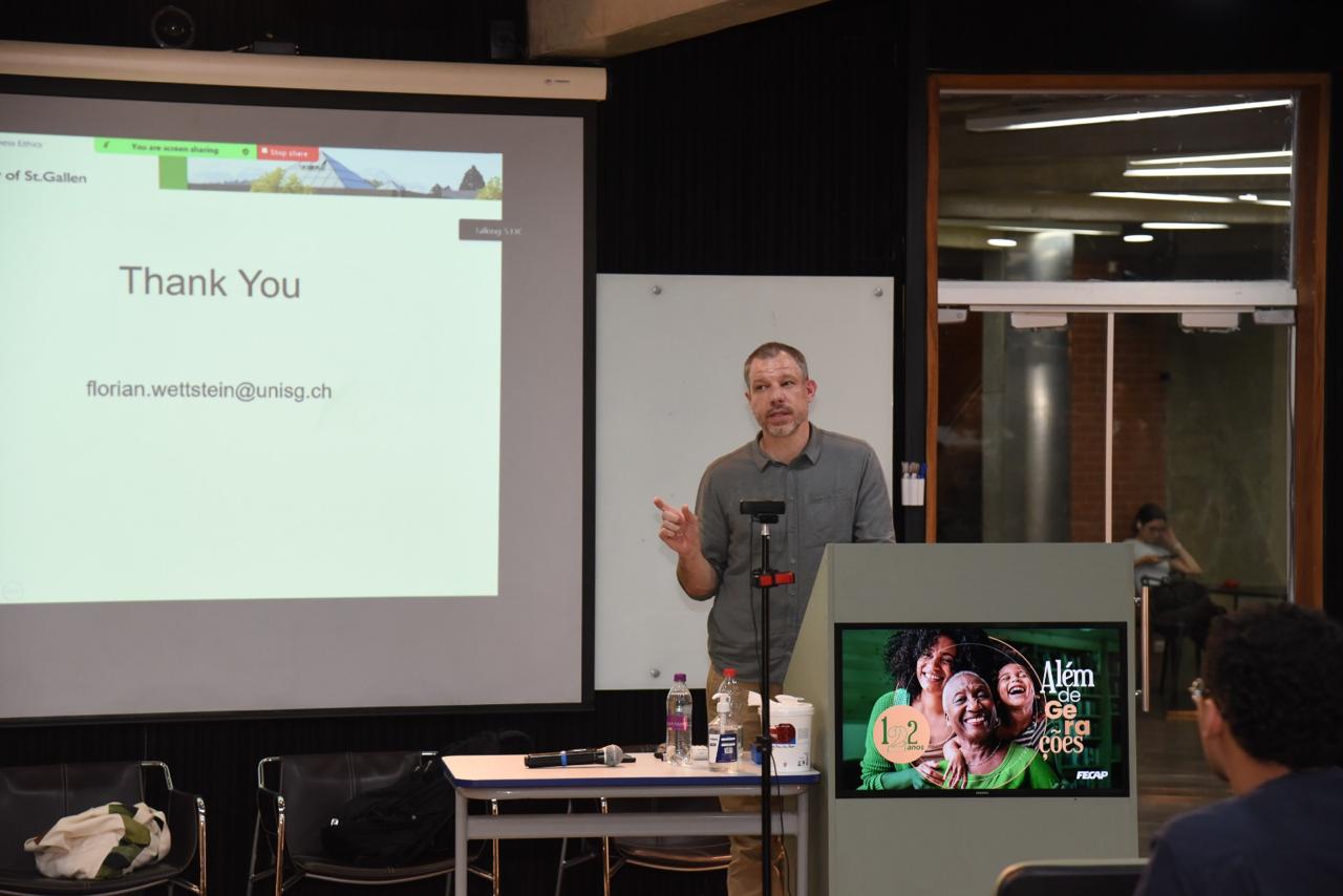 Thumbnail image of the event: Lecture by Professor Dr. Florian Wettstein (University of St. Gallen): “Business Responsibility for Human Rights: is it time to tighten the screws?”