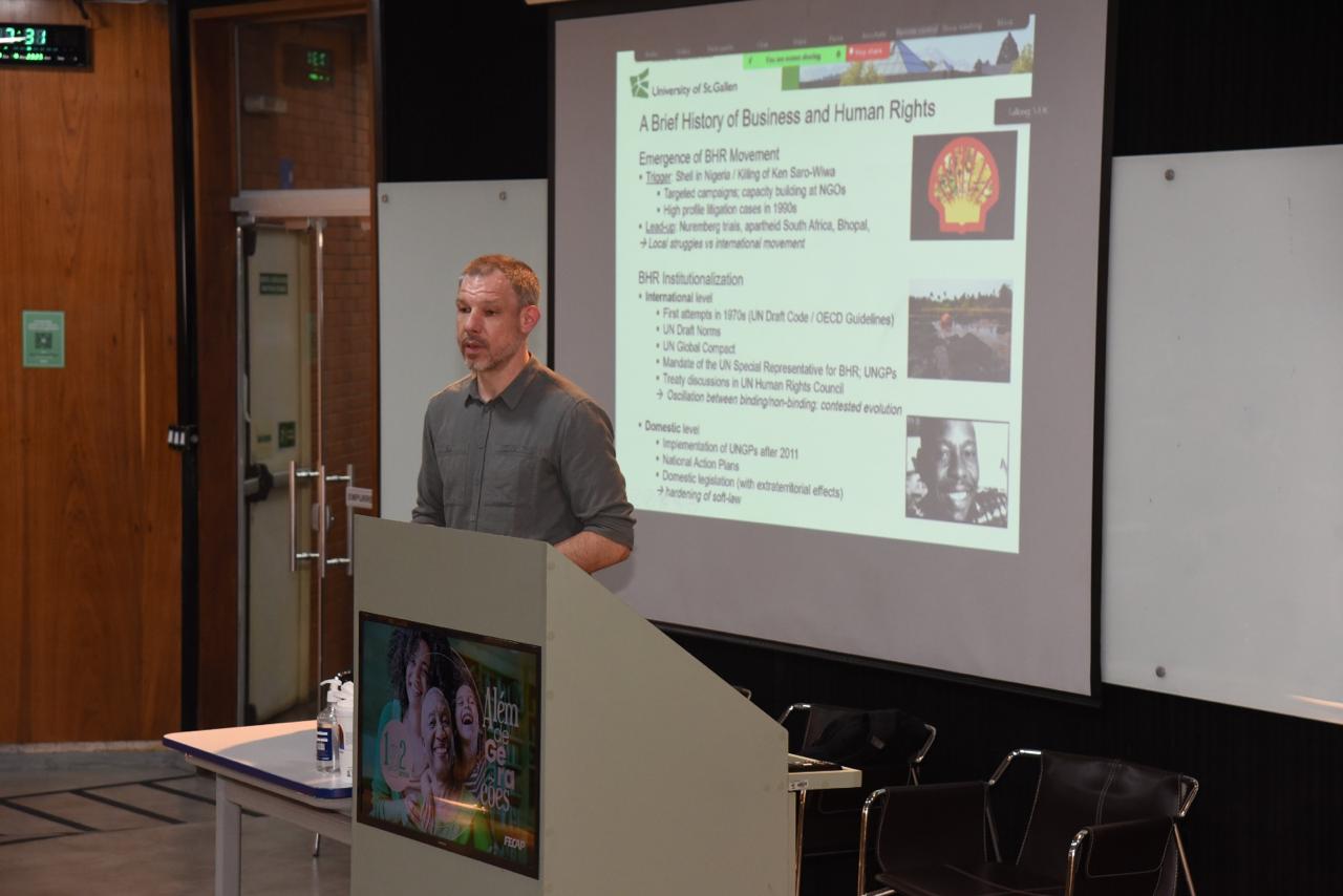 Thumbnail image of the event: Lecture by Professor Dr. Florian Wettstein (University of St. Gallen): “Business Responsibility for Human Rights: is it time to tighten the screws?”