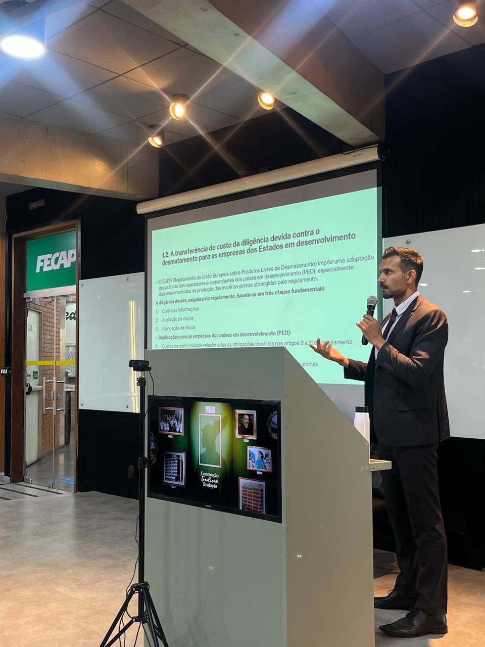Thumbnail image of the event: Lecture by Professor Dr. Nitish Monebhurrun (University Center of Brasília): “Exported human rights and companies: the extraterritorial implications of the EU Directive on due diligence in corporate sustainability”